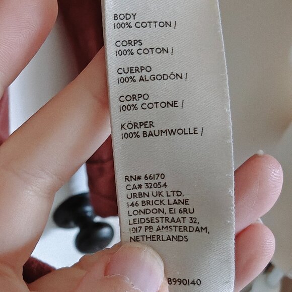 We the Free Arden Oversized Rust Tee L - Picture 8 of 9